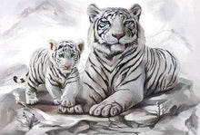 Load image into Gallery viewer, Diamond Painting | Diamond Painting - Tigers in the Snow | animals Diamond Painting Animals tigers winter | FiguredArt