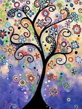 Load image into Gallery viewer, Diamond Painting | Diamond Painting - Tree of Life Design | Diamond Painting Romance romance trees | FiguredArt