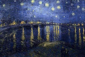 Diamond Painting | Diamond Painting - Van Gogh Starry Night over the Rhone | Diamond Painting Famous Paintings famous paintings van gogh |