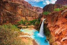 Load image into Gallery viewer, Diamond Painting | Diamond Painting - Waterfall in the Desert | Diamond Painting Landscapes landscapes | FiguredArt