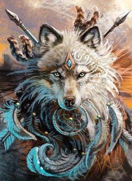 Diamond Painting - Wolf Warrior – Figured'Art