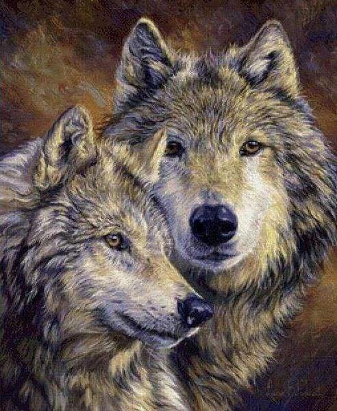 Diamond Painting - Wolves Ready to Fight – Figured'Art