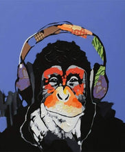 Load image into Gallery viewer, paint by numbers | DJ Monkey | animals beginners easy monkeys | FiguredArt
