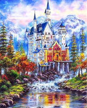 Load image into Gallery viewer, paint by numbers | Fairytale Castle | advanced landscapes | FiguredArt