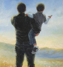Load image into Gallery viewer, paint by numbers | Father and his Son | advanced landscapes new arrivals | FiguredArt