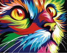Load image into Gallery viewer, paint by numbers | Feline Pop Art | animals easy Pop Art | FiguredArt