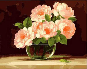 paint by numbers | Five Flowers in a Vase | easy flowers | FiguredArt
