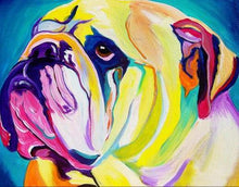 Load image into Gallery viewer, paint by numbers | Flashy dog | advanced animals dogs | FiguredArt