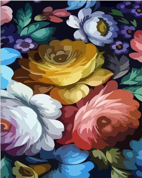 Paint by Numbers - Flowers – Figured'Art
