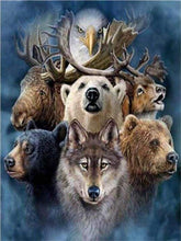 Load image into Gallery viewer, paint by numbers | Forest Animals | advanced animals bears wolves | FiguredArt
