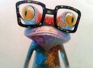 paint by numbers | Frog and Eyewear | animals easy frogs | FiguredArt