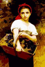 Load image into Gallery viewer, paint by numbers | Fruit Harvest | intermediate portrait | FiguredArt
