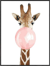 Load image into Gallery viewer, paint by numbers | Giraffe Bubble | animals easy giraffes | FiguredArt