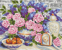 Load image into Gallery viewer, paint by numbers | Grandma Flowers | flowers intermediate | FiguredArt