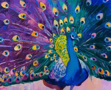 Load image into Gallery viewer, paint by numbers | Great Peacock | animals birds intermediate new arrivals peacocks | FiguredArt