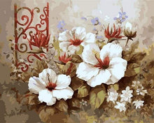 Load image into Gallery viewer, paint by numbers | Hibiscus Flowers | easy flowers | FiguredArt