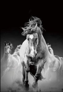 paint by numbers | Horse Race | advanced animals horses | FiguredArt