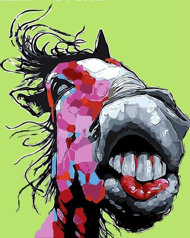 paint by numbers | Horse Teeth | animals easy horses | FiguredArt
