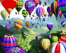 Load image into Gallery viewer, paint by numbers | Hot Air Balloons | easy landscapes | FiguredArt