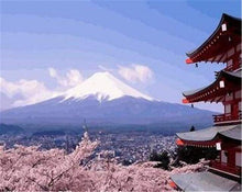 Load image into Gallery viewer, paint by numbers | Japan Mountain | advanced landscapes | FiguredArt