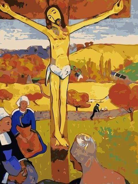 paint by numbers | Jesus on the Cross | intermediate new arrivals religion | FiguredArt