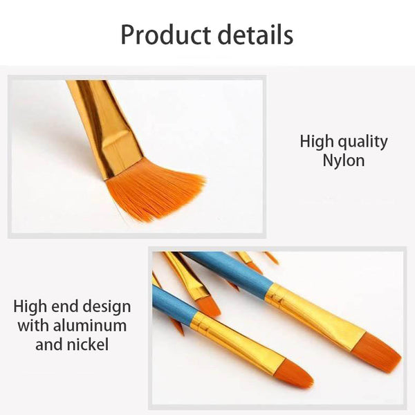 Set of 10 High Quality Paint Brushes
