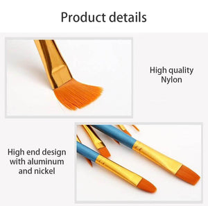 Set of 10 High Quality Paint Brushes