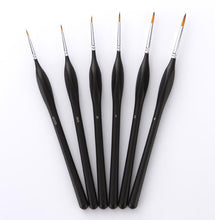Load image into Gallery viewer, Set of 6 High Quality Professional Paint Brushes