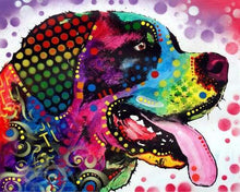 Load image into Gallery viewer, paint by numbers | Labrador Pop Art | advanced animals dogs Pop Art | FiguredArt