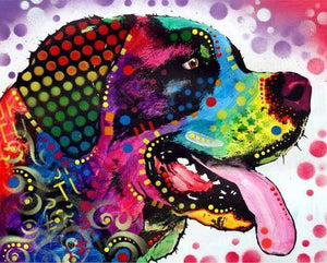 paint by numbers | Labrador Pop Art | advanced animals dogs Pop Art | FiguredArt