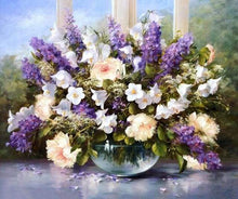 Load image into Gallery viewer, paint by numbers | Lavender flowers | advanced flowers | FiguredArt
