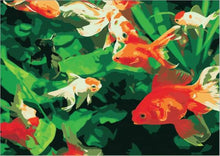 Load image into Gallery viewer, paint by numbers | Life with Goldfish | animals easy fish | FiguredArt