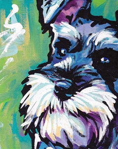 paint by numbers | Looking at a Dog | animals dogs intermediate | FiguredArt