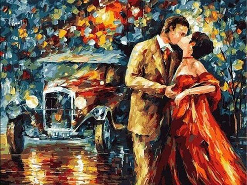 paint by numbers | Lovers and the Rain | advanced romance | FiguredArt