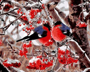 paint by numbers | Loving Birds | advanced animals birds | FiguredArt