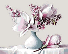 Load image into Gallery viewer, paint by numbers | Magnolia | easy flowers | FiguredArt