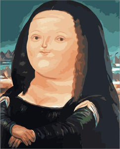 paint by numbers | Mona Lisa | easy portrait | FiguredArt