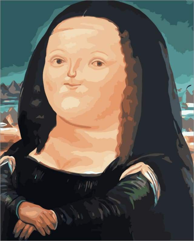 paint by numbers | Mona Lisa | easy portrait | FiguredArt