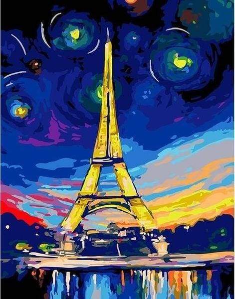 Pintura por números - Torre Eiffel – Figured'Art