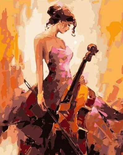 paint by numbers | Musician | easy music new arrivals portrait | FiguredArt