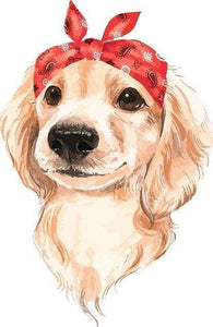 paint by numbers | My Cute Dog | animals dogs easy new arrivals | FiguredArt