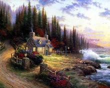 Load image into Gallery viewer, paint by numbers | My little house near the Sea | advanced landscapes | FiguredArt