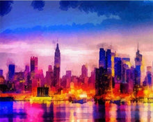 Load image into Gallery viewer, paint by numbers | Night City | cities intermediate | FiguredArt