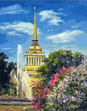 Load image into Gallery viewer, paint by numbers | Pagoda in Asia | advanced world | FiguredArt