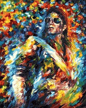 Load image into Gallery viewer, paint by numbers | Painted Michael Jackson | advanced Pop Art portrait | FiguredArt