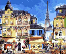 Load image into Gallery viewer, paint by numbers | Paris neighborhood | advanced cities | FiguredArt