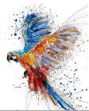 Load image into Gallery viewer, paint by numbers | Parrot in full Flight | advanced animals birds parrots | FiguredArt