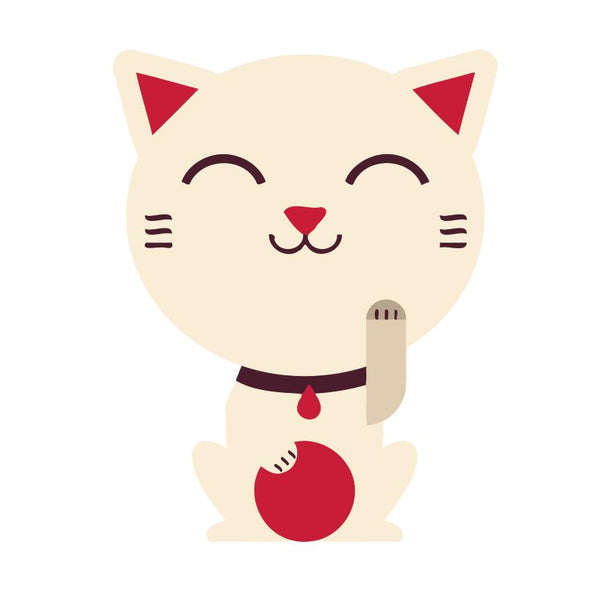 Paint by numbers | Children Painting kit Cat with red dot | kids easy | Figured'Art