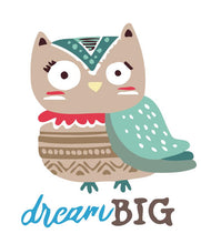 Load image into Gallery viewer, Paint by numbers | Children Painting kit Owl Dream Big | kids easy | Figured'Art