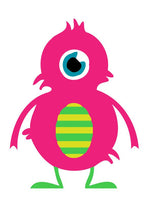 Load image into Gallery viewer, Paint by numbers | Children Painting kit Cyclops Monster | kids easy | Figured'Art